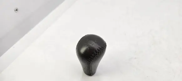 Gear lever shifter trim leather/knob