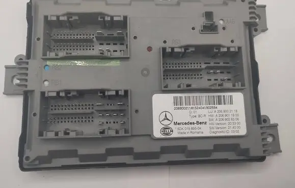 Mercedes-Benz C W206 Central body control module A2069002118 5DK01589304 A2069011900