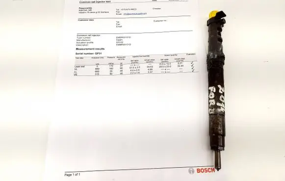 Ford Kuga II Fuel injector 9686191080