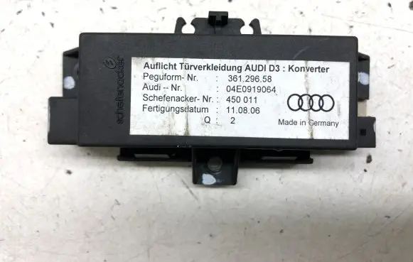 Audi A8 S8 D3 4E Door control unit/module 04E0919064 4E0919064 36129658