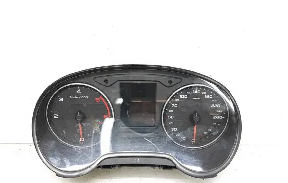Audi A3 S3 8V Speedometer (instrument cluster) 8V0920860F VDD024180 1355010488