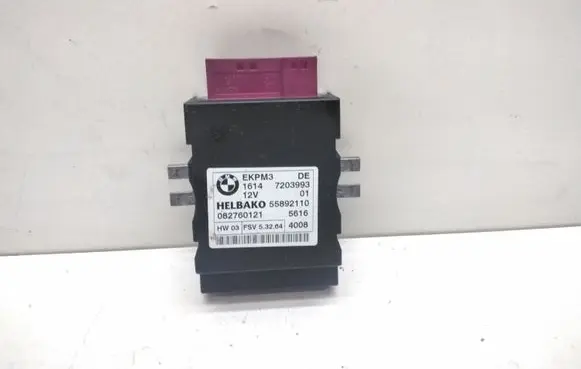 Fuel injection pump control unit/module