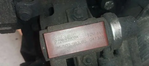 Volvo V50 Turbo solenoid valve 9650098380 7.28328.04