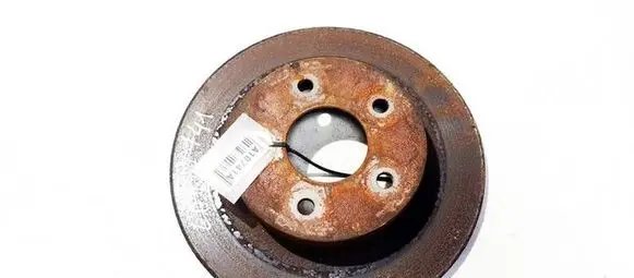 Volvo S40 Rear brake disc neventiliuojamas