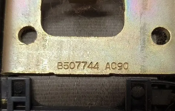 Citroen C5 Front seatbelt B507744AC90
