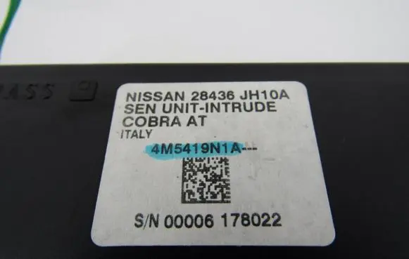 Nissan X-Trail T30 Alarm movement detector/sensor 28436JH10A