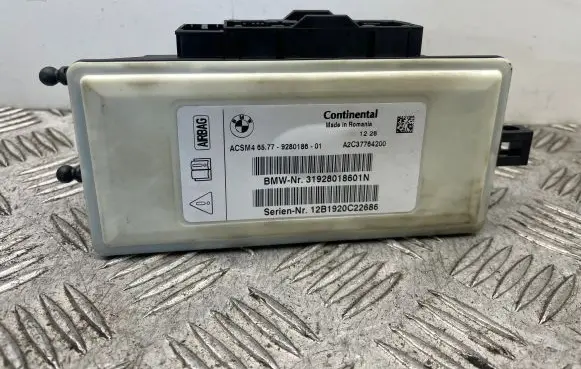 BMW 5 F10 F11 Airbag control unit/module 9280186 A2C37764200