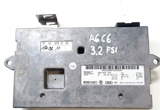 Audi A6 S6 C6 4F MMI control unit 4E0035729