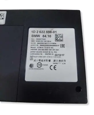 BMW 1 F20 F21 Other control units/modules 2622598