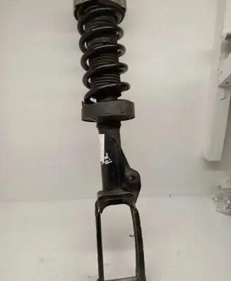 Volkswagen Touareg II Front shock absorber with coil spring 7P6413031