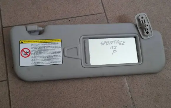 KIA Sportage Sun visor