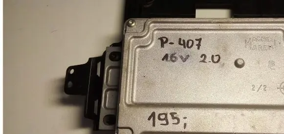Peugeot 407 Engine control unit/module ECU iaw6lp3.10