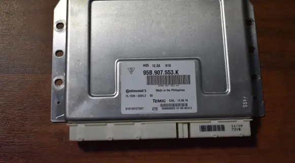Porsche Macan (95B) Trunk lid opening control unit 95B907553K555