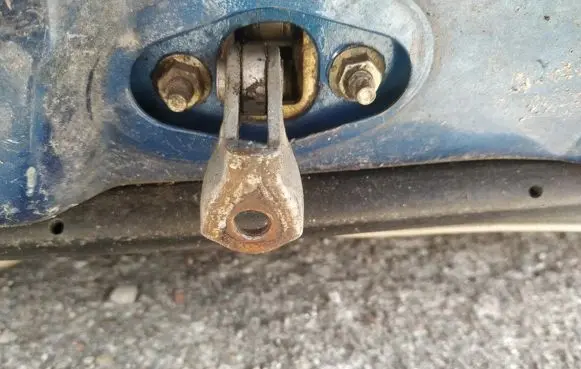 Peugeot 607 Front door check strap stopper 