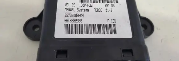 Peugeot 807 Fuel injection pump control unit/module 9648282380 09733009904 EAS10001