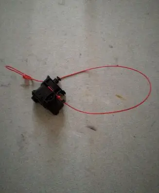 Fuel tank cap lock motor