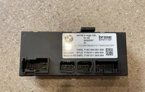 BMW iX Tailgate/trunk control unit/module 5A53D07