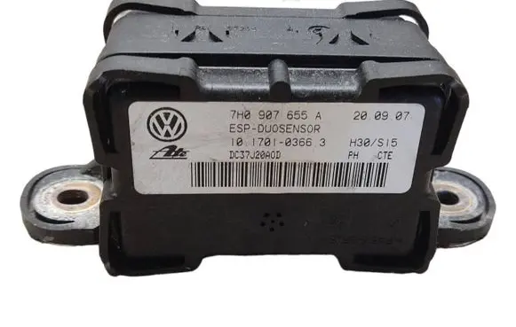 Volkswagen Golf V ESP acceleration yaw rate sensor 7H0907655A 10170103663
