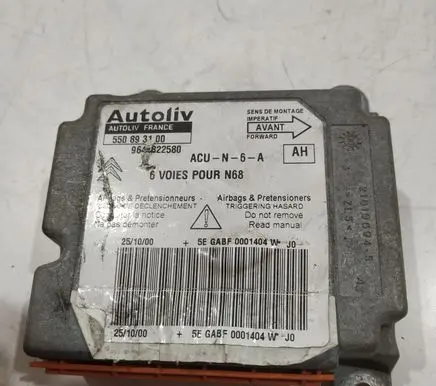 Citroen Xsara Picasso Airbag control unit/module 550893100 9640822580