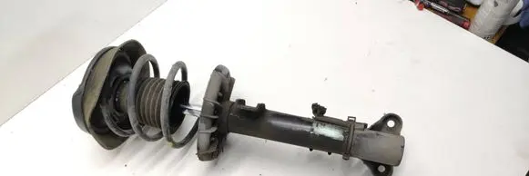 Front shock absorber with coil spring