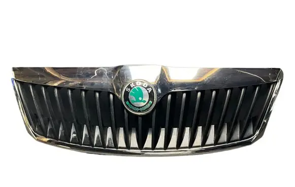 Skoda Octavia Mk2 (1Z) Front bumper upper radiator grill 1Z0853651C
