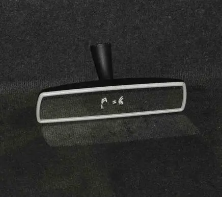 Volkswagen Golf VI Rear view mirror (interior) E1010783