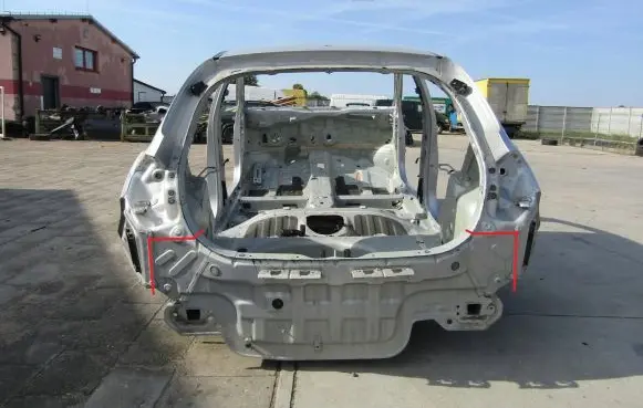 KIA Rio Rear bodywork 