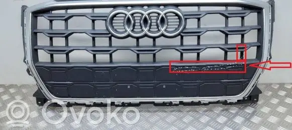 Audi Q2 - Front bumper upper radiator grill 81A853651H