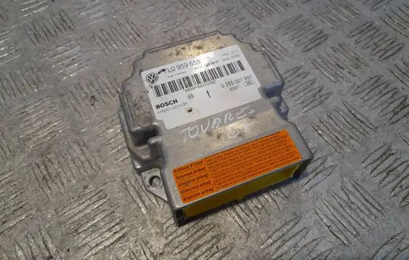 Volkswagen Touareg I Airbag control unit/module 7L0959655 0285001991