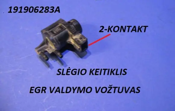 Volkswagen Caddy Turbo solenoid valve 191906283A
