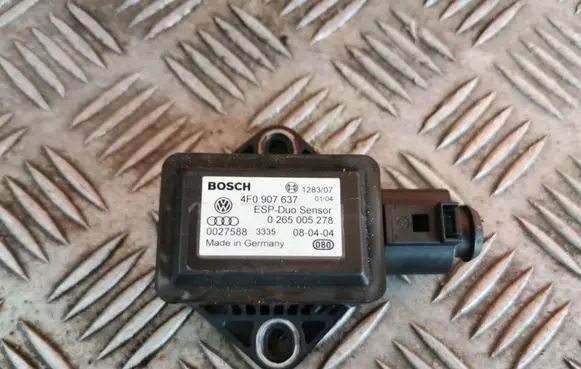Audi A6 S6 C6 4F ESP acceleration yaw rate sensor 4F0907637