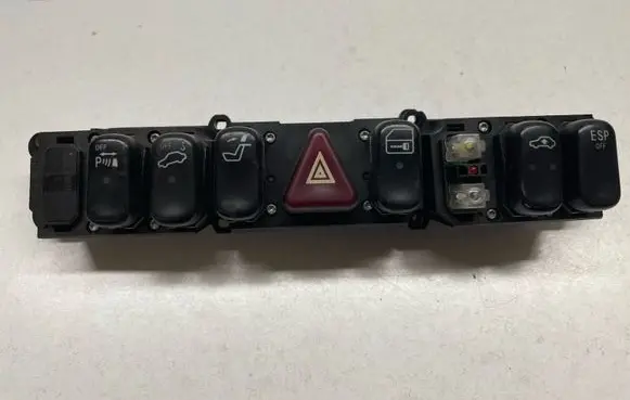 Mercedes-Benz S W220 Hazard light switch A2158200410 A2158205110
