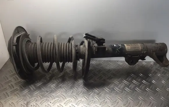 Front shock absorber with coil spring