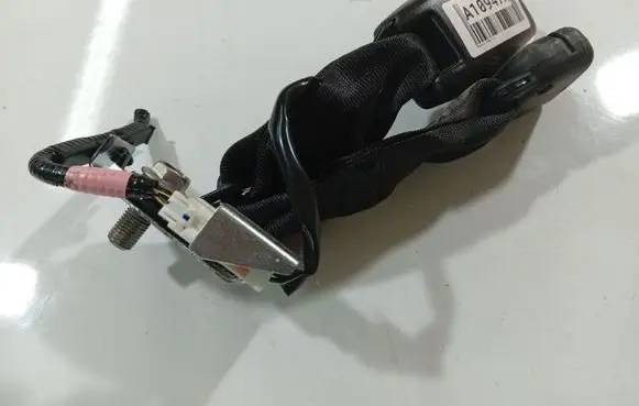 Middle seatbelt buckle (rear)