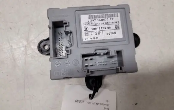 Ford Mondeo MK IV Door control unit/module 7G9T14B533FF 1001219500 14C237AB