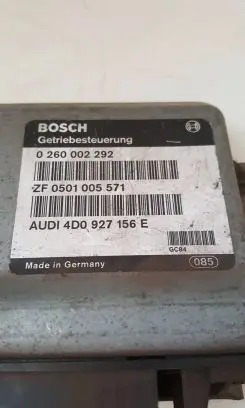 Audi A8 S8 D2 4D Gearbox control unit/module 4D0927156E 0260002292 ZF0501005571