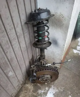 Peugeot 508 RXH Front shock absorber/damper 9800033880