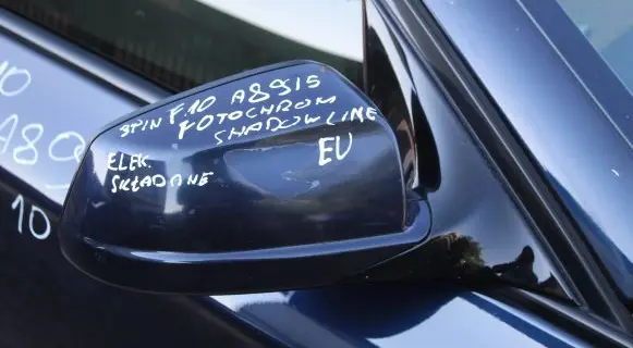Plastic wing mirror trim cover