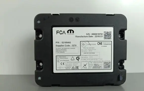 Jeep Compass Wireless charging module 52195492