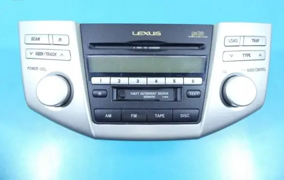 Lexus RX 330 - 350 - 400H Radio/CD/DVD/GPS head unit 86120-48460 IMPRK1313347
