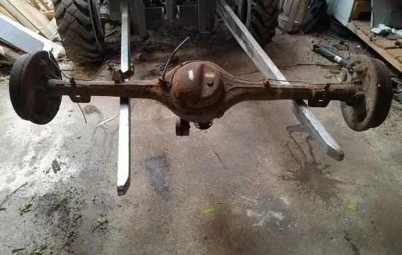 Hyundai H-1, Starex, Satellite Rear axle beam with reductor 501044G475 RATIO3615