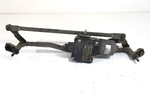 Front wiper linkage and motor