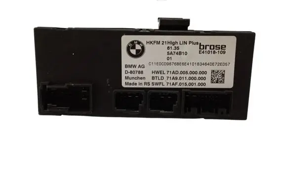 Tailgate/trunk control unit/module