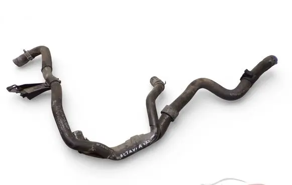 Skoda Octavia Mk2 (1Z) Engine coolant pipe/hose 3C0122101GA 1K0133687B