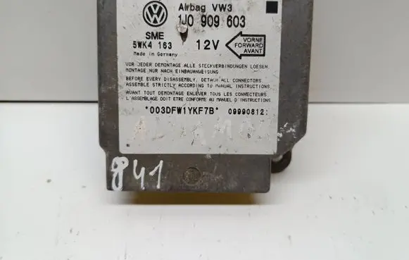 Seat Ibiza II (6k) Airbag control unit/module 1J0909603 09990812 5WK4163