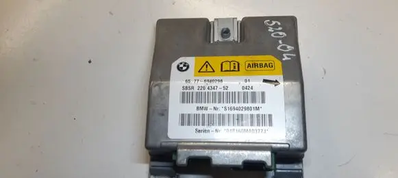 BMW 5 E60 E61 Airbag control unit/module 65776940298 220434752