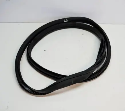 Rubber seal rear door