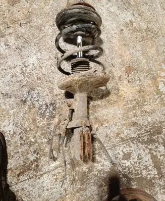 Mitsubishi Grandis Front shock absorber with coil spring