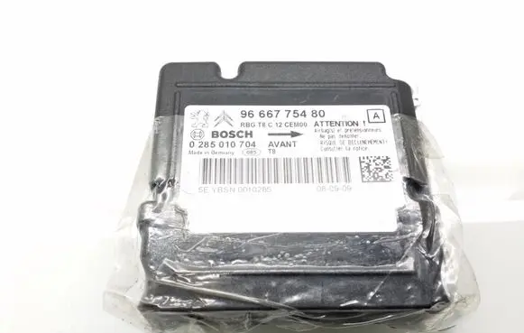 Peugeot 3008 I Airbag control unit/module 9666775480