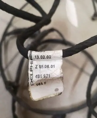 Audi A6 S6 C5 4B Parking sensor (PDC) wiring loom 4B1971085F